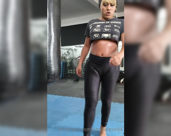 Karol Diesel aka karoldiesel86 OnlyFans Video - 05-19-2022 - kick training