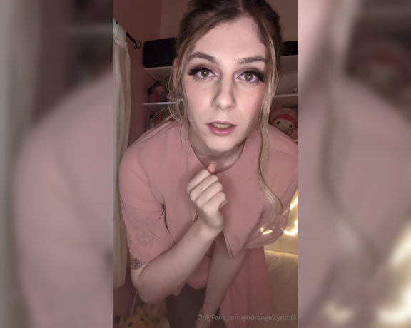 TS Cynthia aka yourangelcynthia - 10-22-2024 OnlyFans Video - I love acting all high and mighty and controlling and femdommy while wearing pink n acting