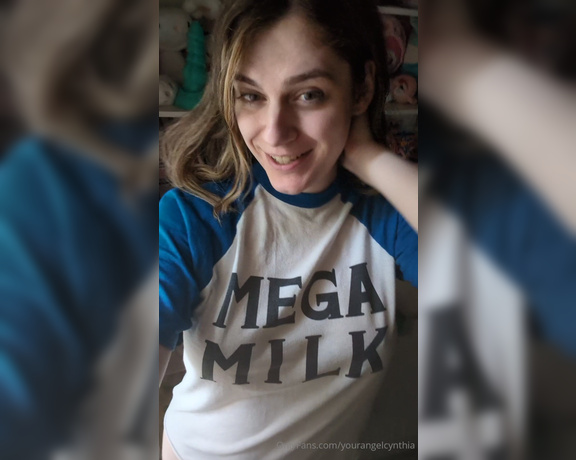 TS Cynthia aka yourangelcynthia - 10-25-2024 OnlyFans Video - Cynthias Erotic Vlog 57 I drink more than enough milk to justify the shirt 3Hope you