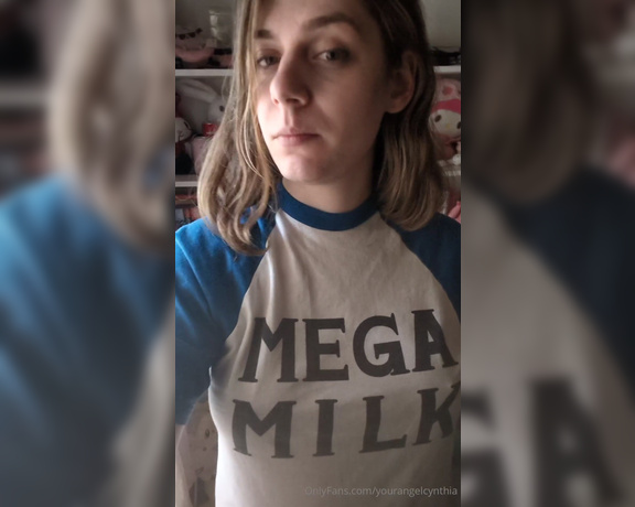 TS Cynthia aka yourangelcynthia - 10-25-2024 OnlyFans Video - Cynthias Erotic Vlog 57 I drink more than enough milk to justify the shirt 3Hope you