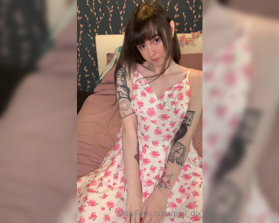 TS Pixi_dix aka pixi_dix - 09-30-2022 OnlyFans Video - i think this dress is too innocent for me