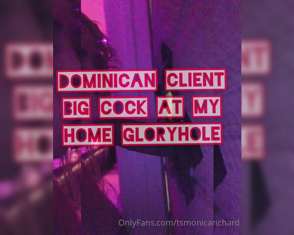 TsMonica Richard aka tsmonicarichard - 08-21-2023 OnlyFans Video - With mastergio8 huge Dominican fat meat check out his onlyfans_l8i2