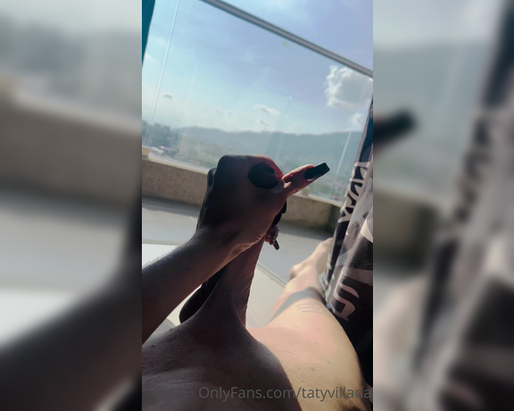 TS Taty Villada aka tatyvillada - 01-31-2022 OnlyFans Video - we do it on my balcony