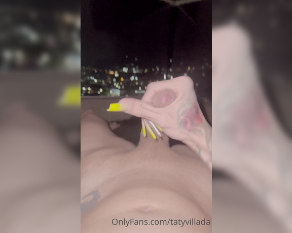 TS Taty Villada aka tatyvillada - 03-02-2022 OnlyFans Video - cum on my balcony with a good view do you want