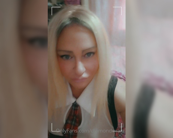 Evain Diamond TS aka diamondevain - 01-07-2021 OnlyFans Video - Trashy School Girl Evain