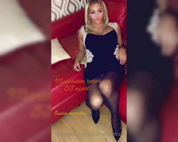 Evain Diamond TS aka diamondevain - 05-08-2021 OnlyFans Video - Classy Dress Stockings and Heels_kujp