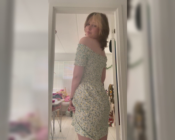 TS Bibble aka bibblekittyy - 07-07-2024 OnlyFans Video - I got a new summer dress and wanted to show it off to u