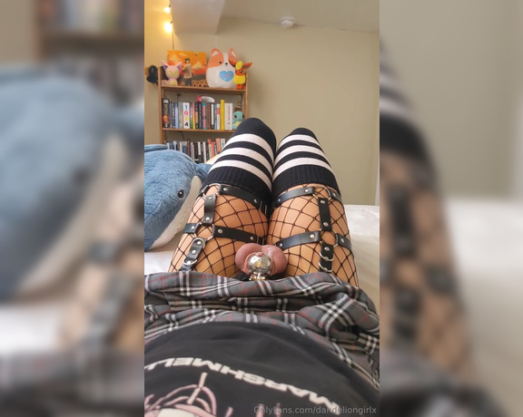 TS Dandeliongirlx aka dandeliongirlx - 03-14-2024 OnlyFans Video - orgasm while locked from magic wand