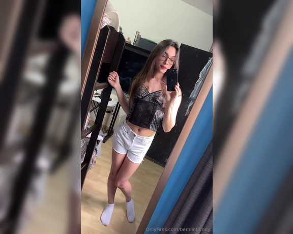 BennieBunny aka benniebunny - 07-20-2024 OnlyFans Video - How Id be undressing be like And well, pulling my panties to the side for easy