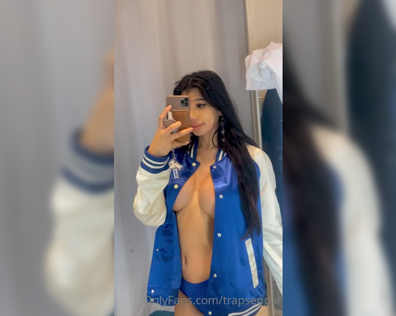 TS Trapsenpai aka trapsenpai - 06-03-2022 OnlyFans Video - Uf u take me shoppIng ill wear these panties