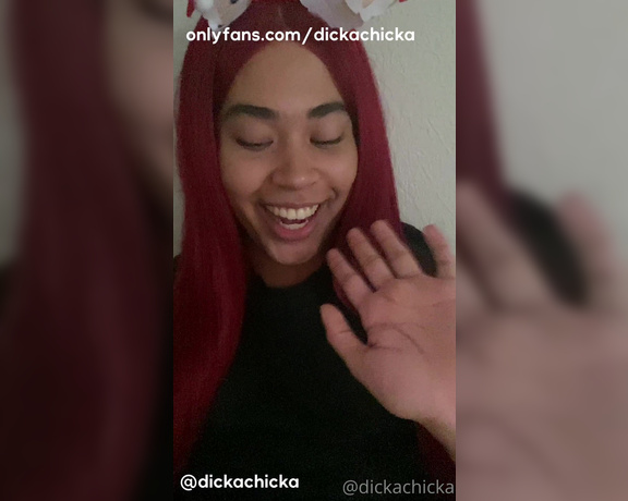 TS Dickachicka aka dickachicka - 12-19-2021 OnlyFans Video - first ever time cumming on my face  deffo will not be the last that shit