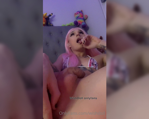 TS Wish aka wishdoll - 10-04-2022 OnlyFans Video - Hey boys Im back had a little holiday Now back to business_kv4g