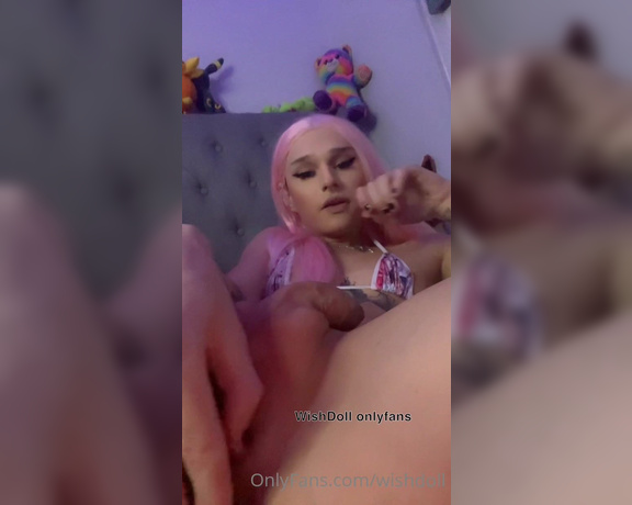 TS Wish aka wishdoll - 10-04-2022 OnlyFans Video - Hey boys Im back had a little holiday Now back to business_kv4g