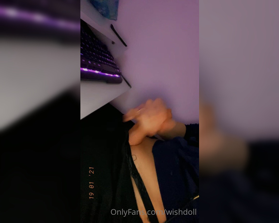 TS Wish aka wishdoll - 01-20-2021 OnlyFans Video - Why do I get so horny when I play games lol EVERY TIME