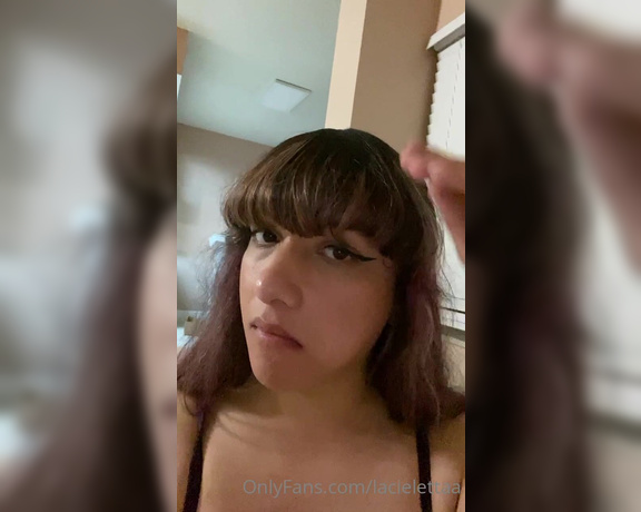 TS Lacielettaa aka lacielettaa - 01-05-2023 OnlyFans Video - i should take more selfies i look so cute omg