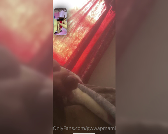 LaMamii aka gwwapmamii2 - 04-23-2023 OnlyFans Video - FaceTime sex  made him nutt through the phone