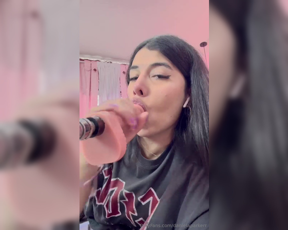 Daniela Parker aka danielaparkerr - 12-04-2024 OnlyFans Video - I would love to grab your cock and put it all down my throat, thirsty for