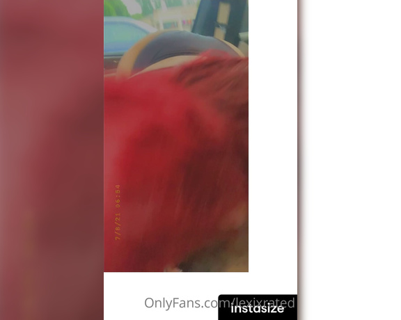 TS Lexixrated aka lexixrated - 07-08-2021 OnlyFans Video - I dont wanna stop till you cum