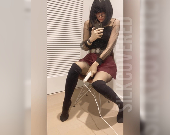 TS Silk aka silklivingdoll - 10-15-2021 OnlyFans Video - Mid_week bonus clips from a while back  Over_knee tights and red mini skirt, lets bring_r5z0