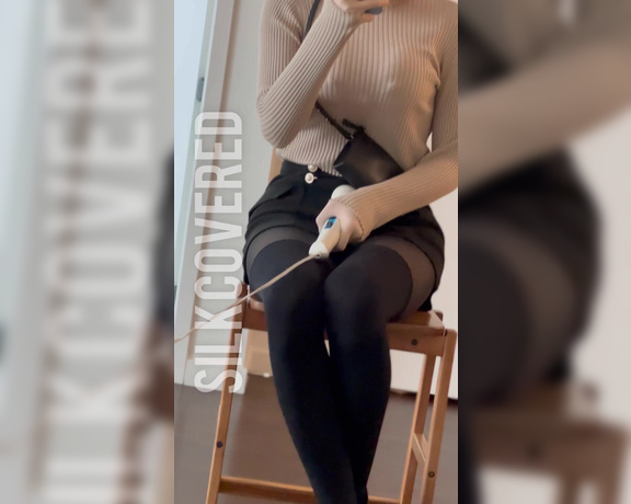 TS Silk aka silklivingdoll - 02-24-2022 OnlyFans Video - I got a hoodie, a pair of fishnet pantyhose plus over knee tights, ankle boot and