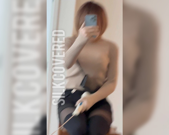 TS Silk aka silklivingdoll - 02-24-2022 OnlyFans Video - I got a hoodie, a pair of fishnet pantyhose plus over knee tights, ankle boot and