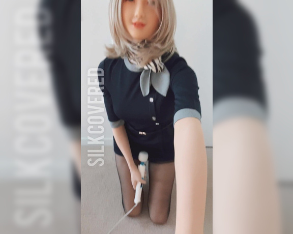 TS Silk aka silklivingdoll - 08-10-2022 OnlyFans Video - Photogenic Mask and Flight Attendant Uniform Part_2I want to do a double mask video with this