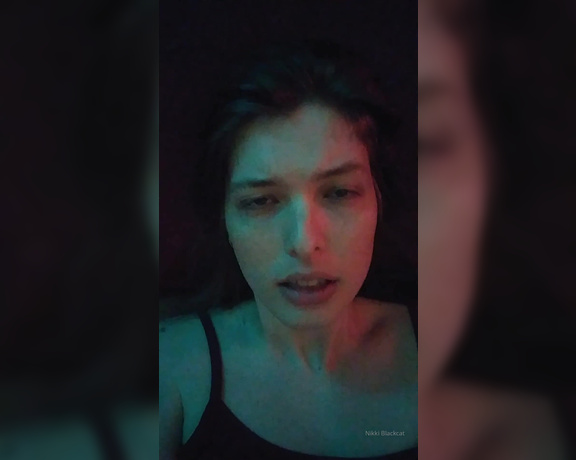 Nikki Blackcat aka nikkiblackcat - 02-03-2020 OnlyFans Video - Hey Woke up late so a bit of a late post for todays content, but I