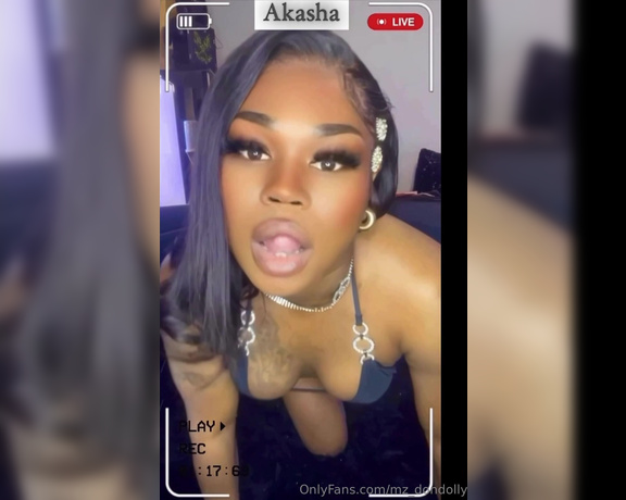 Akasha La Negra aka mz_dondolly - 01-26-2025 OnlyFans Video - Come over