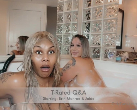 Erin Monroe aka ts_erinmonroe - 10-04-2021 OnlyFans Video - We answered some of our fans questions Were thinking about doing a fans qampa video every