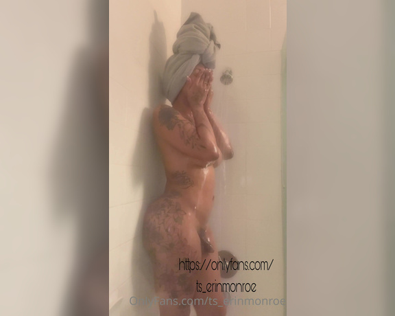 Erin Monroe aka ts_erinmonroe - 09-01-2022 OnlyFans Video - In my natural element shower time