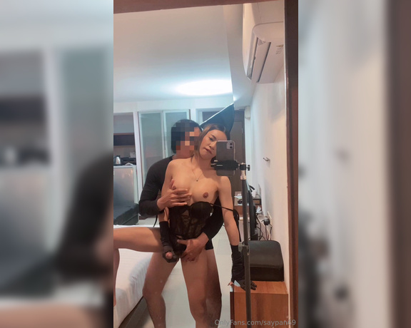 TS Saypan aka saypan69 - 12-23-2023 OnlyFans Video - So thrilling Cum