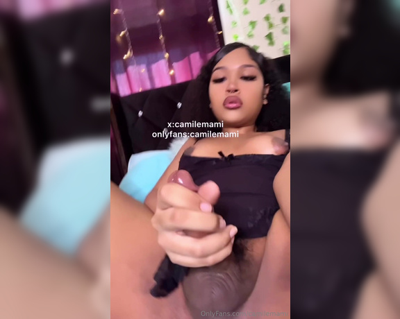 TS Cami aka camilemami - 10-25-2024 OnlyFans Video - Felt sooo good wish you were here to help baby