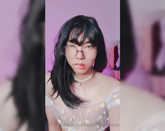 Princess Rosé aka tsprincessrose - 08-10-2021 OnlyFans Video - trying to act cute