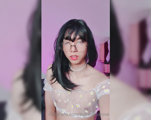 Princess Rosé aka tsprincessrose - 08-10-2021 OnlyFans Video - trying to act cute