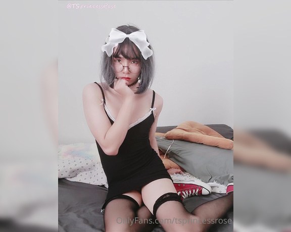 Princess Rosé aka tsprincessrose - 08-19-2021 OnlyFans Video - a cutie maid with a cutie dick