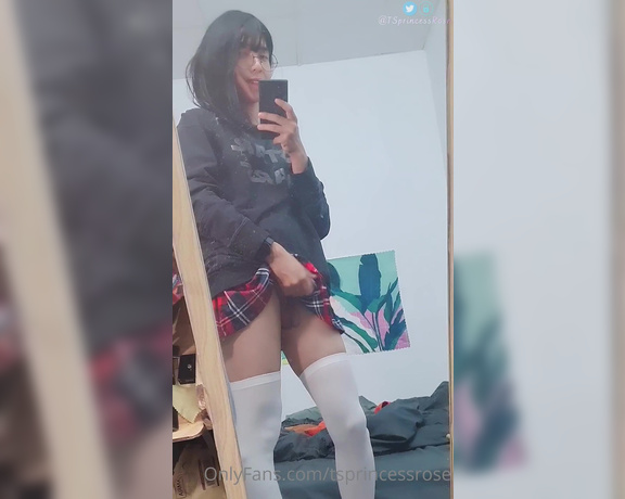 Princess Rosé aka tsprincessrose - 10-15-2021 OnlyFans Video - short skirt