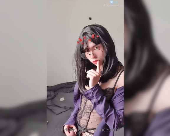 Princess Rosé aka tsprincessrose - 10-25-2021 OnlyFans Video - thinking about going out with this costume