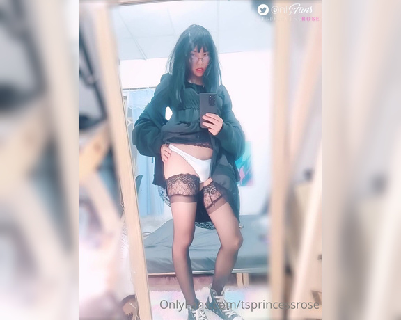 Princess Rosé aka tsprincessrose - 11-17-2021 OnlyFans Video - i need this long dress to hide my horny d1ck