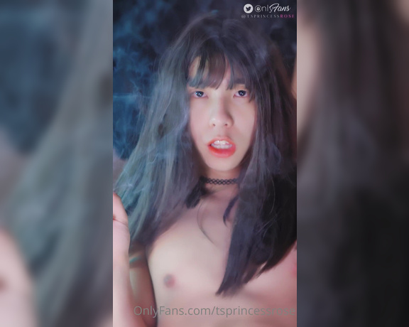 Princess Rosé aka tsprincessrose - 11-06-2021 OnlyFans Video - smoking and cum while im naked