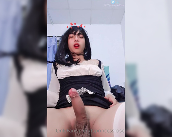 Princess Rosé aka tsprincessrose - 12-05-2021 OnlyFans Video - girl with dick