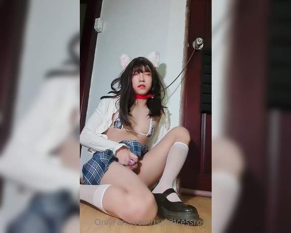 Princess Rosé aka tsprincessrose - 04-21-2022 OnlyFans Video - Just doing girls stuff, being a good pet and get used to having a big c