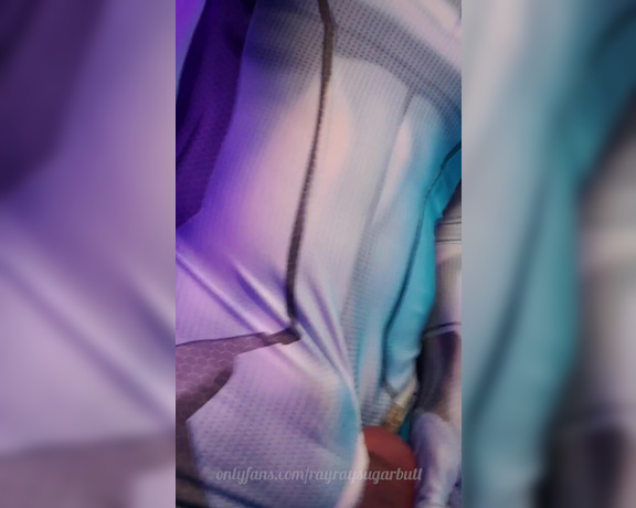 Rayray Sugarbutt aka rayraysugarbutt - 10-10-2020 OnlyFans Video - Unposted vertical video pulling my big nuts out of the Zero Suit, from when I was