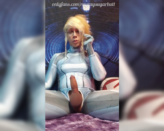 Rayray Sugarbutt aka rayraysugarbutt - 10-17-2020 OnlyFans Video - Vertical video blowing a huge load in the Zero Suit, from when I was working on