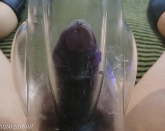 Rayray Sugarbutt aka rayraysugarbutt - 09-22-2021 OnlyFans Video - Unedited clip of me cumming inside the pump, from Secret Sexy Soviet Science