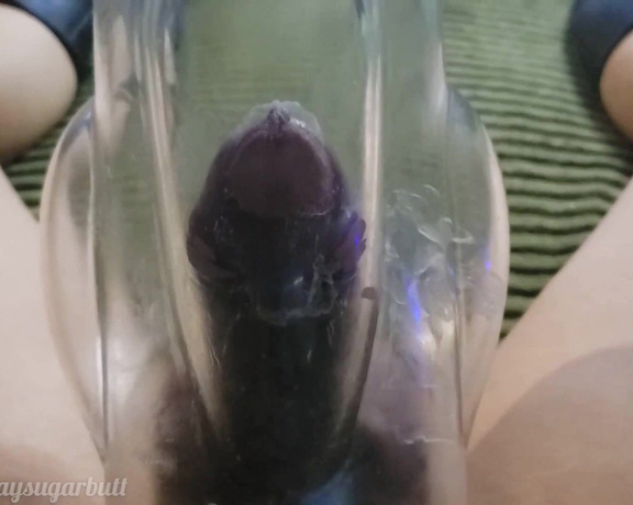 Rayray Sugarbutt aka rayraysugarbutt - 09-22-2021 OnlyFans Video - Unedited clip of me cumming inside the pump, from Secret Sexy Soviet Science