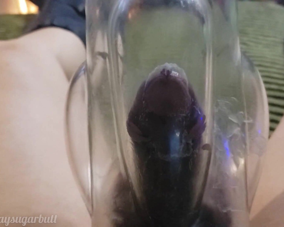 Rayray Sugarbutt aka rayraysugarbutt - 09-22-2021 OnlyFans Video - Unedited clip of me cumming inside the pump, from Secret Sexy Soviet Science