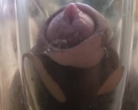 Rayray Sugarbutt aka rayraysugarbutt - 08-08-2021 OnlyFans Video - Lil different here _ cock and balls in the pump, from my POV Dont think Ive