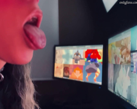 Rayray Sugarbutt aka rayraysugarbutt - 04-10-2023 OnlyFans Video - Raw unedited footage of a bunch of takes of me sticking my tongue out, panting and