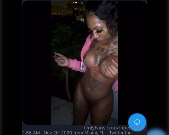 Moetbabee aka moetbabee - 01-13-2021 OnlyFans Video - THIS MY FIRST TIME SEEING THIS LOL  LATE NIGHT IN MIAMI SMOKING A BLUNT ON