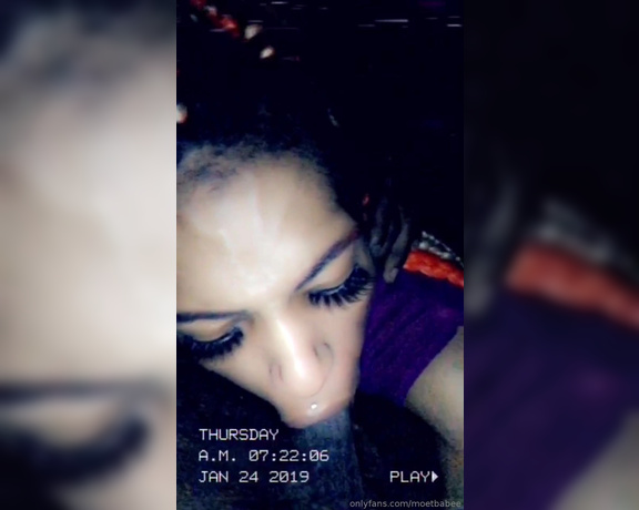 Moetbabee aka moetbabee - 01-25-2019 OnlyFans Video - The weedman came by EARLY MORNING and nutted in my mouth